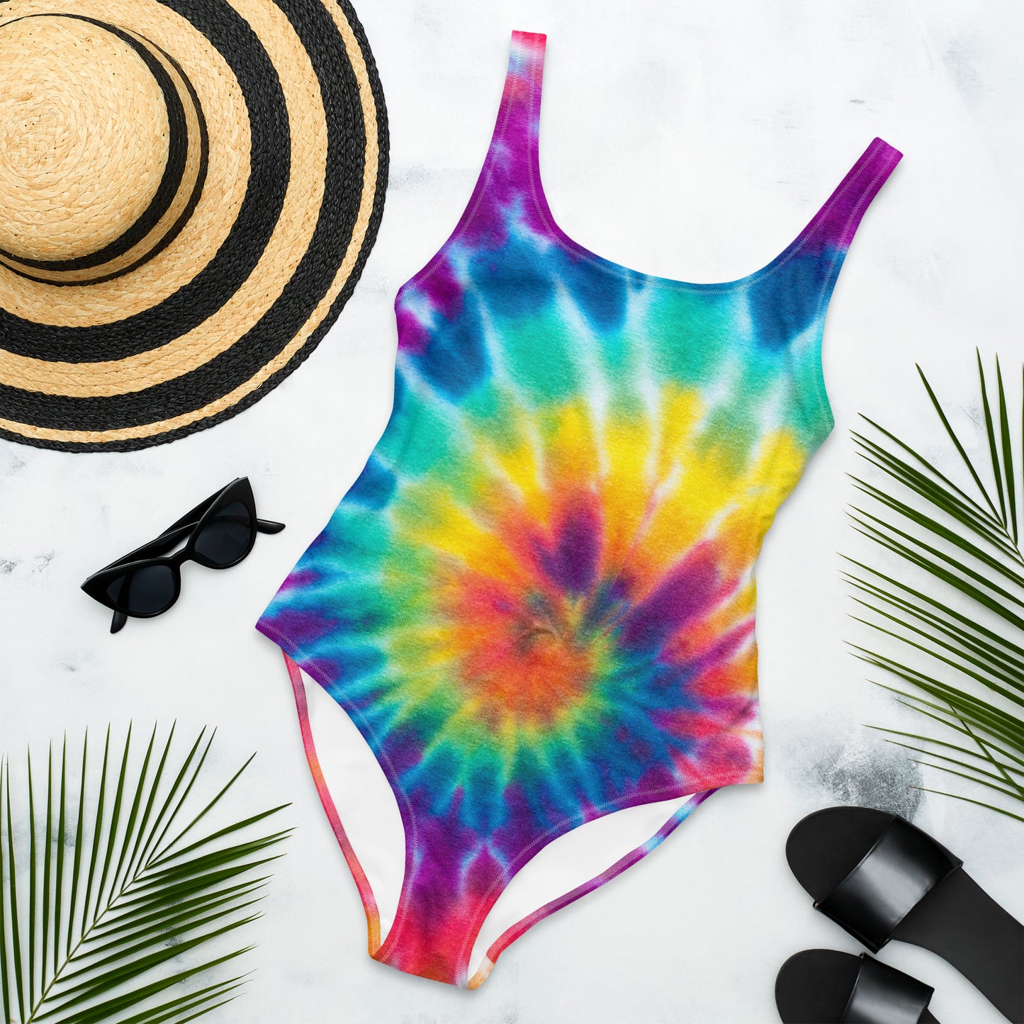 One-Piece Swimsuit Colorful