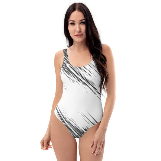One-Piece Swimsuit Black Shades