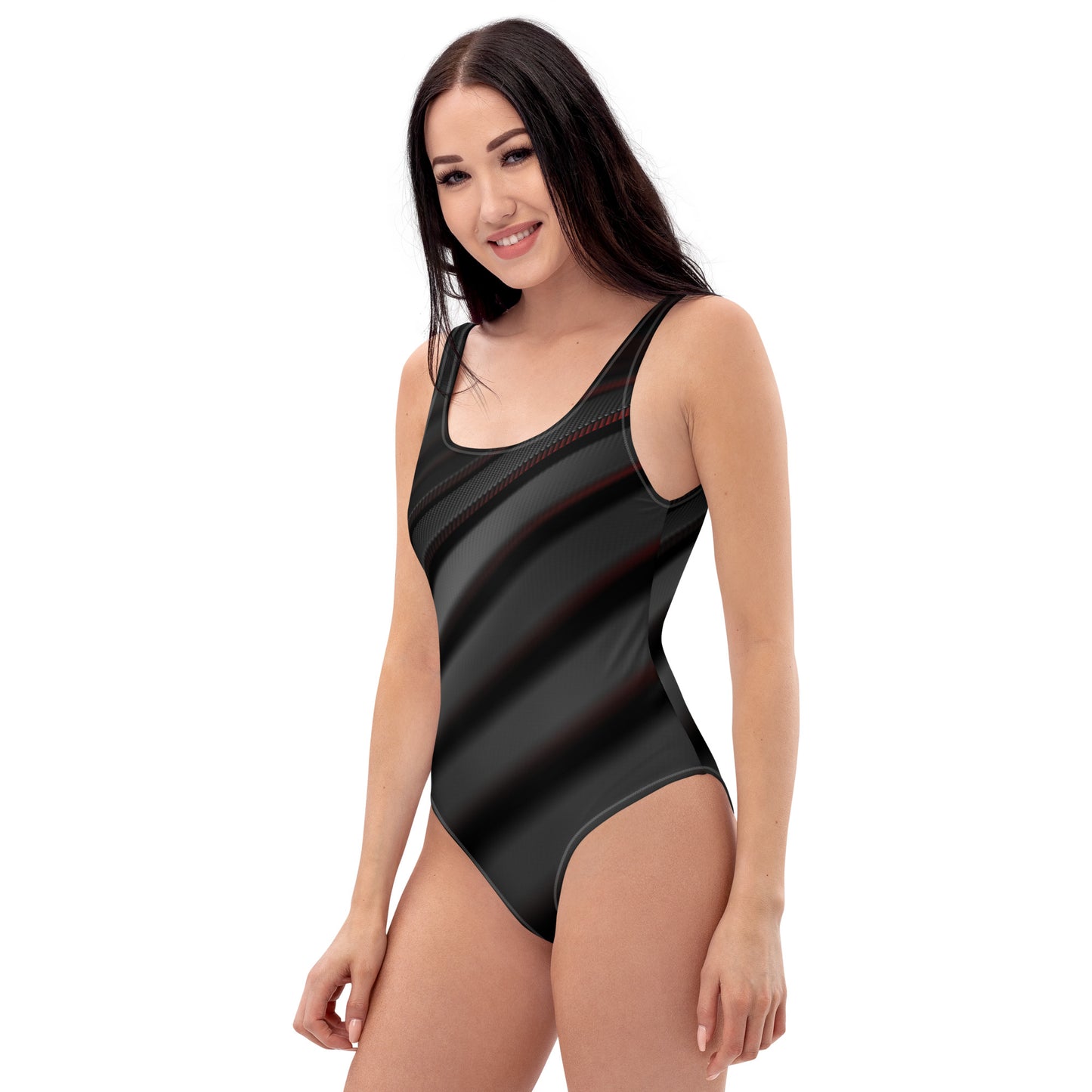 One-Piece Swimsuit White Shades