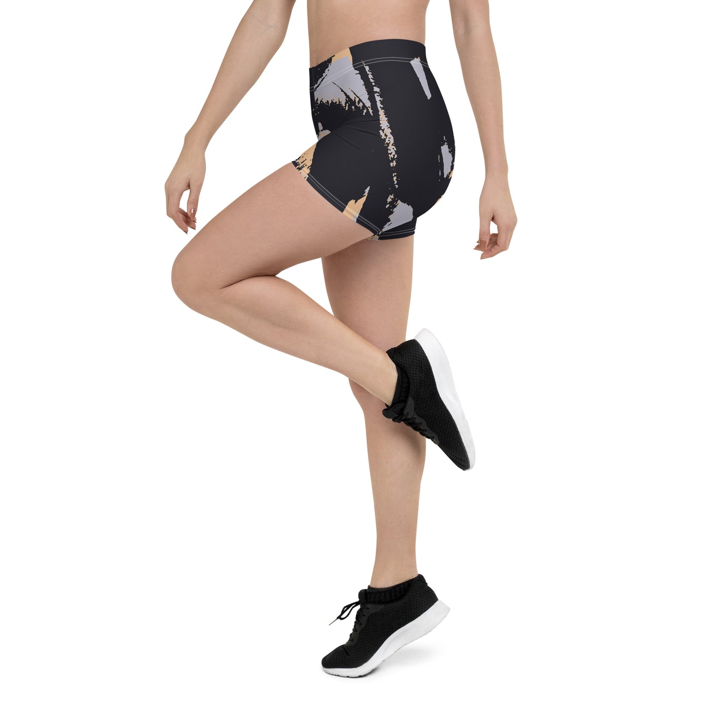 Legging Shorts Yoga & Fitness Black & Pink
