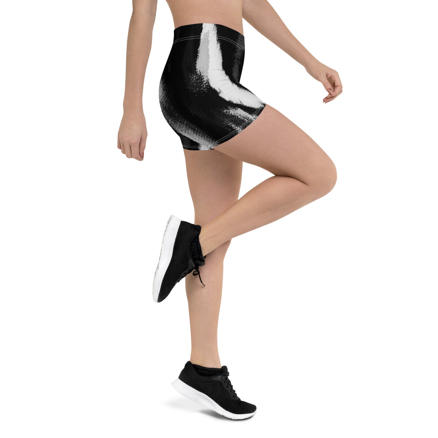 Legging Shorts Yoga & Fitness Black & White