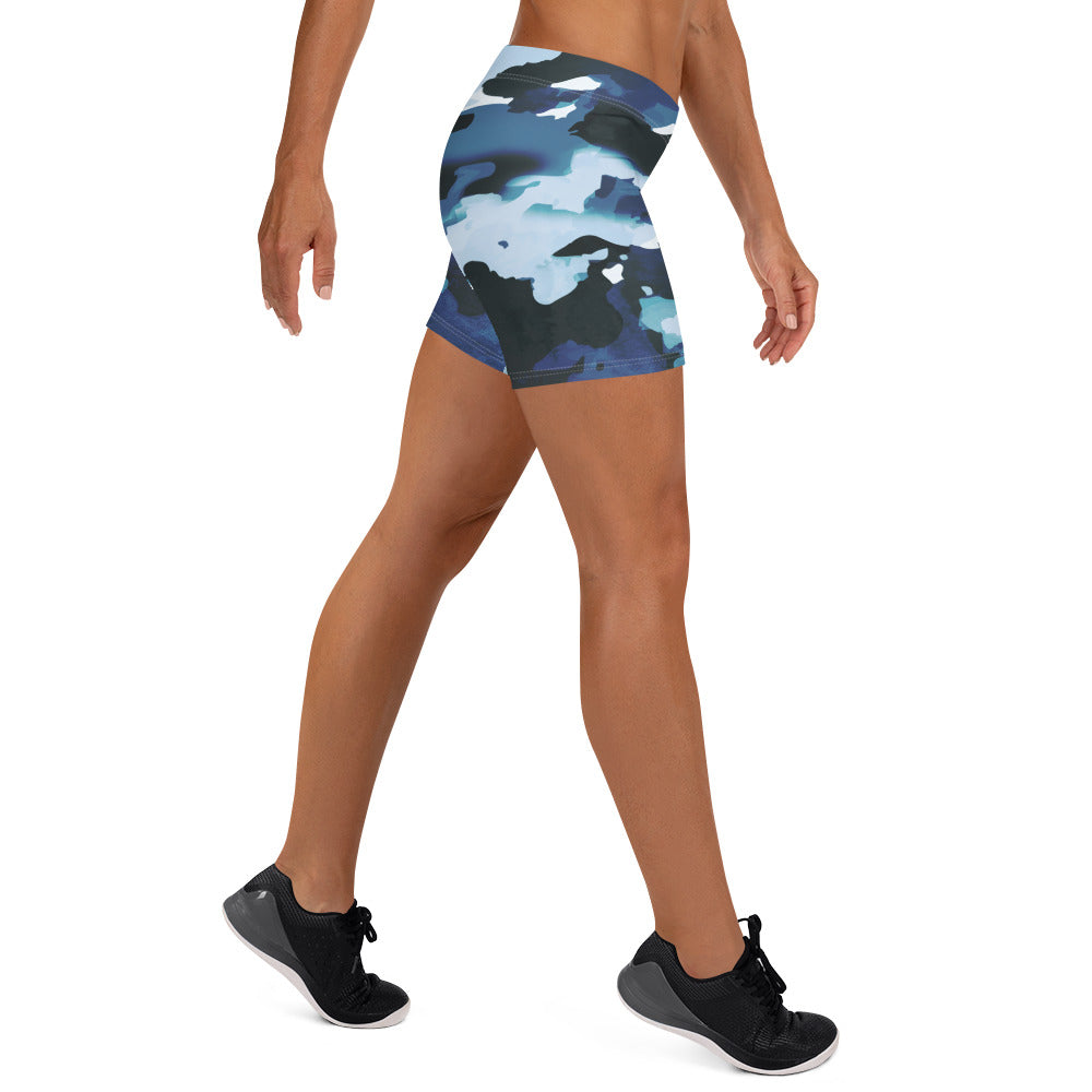 Legging Shorts Yoga &amp; Fitness Blue Arméi