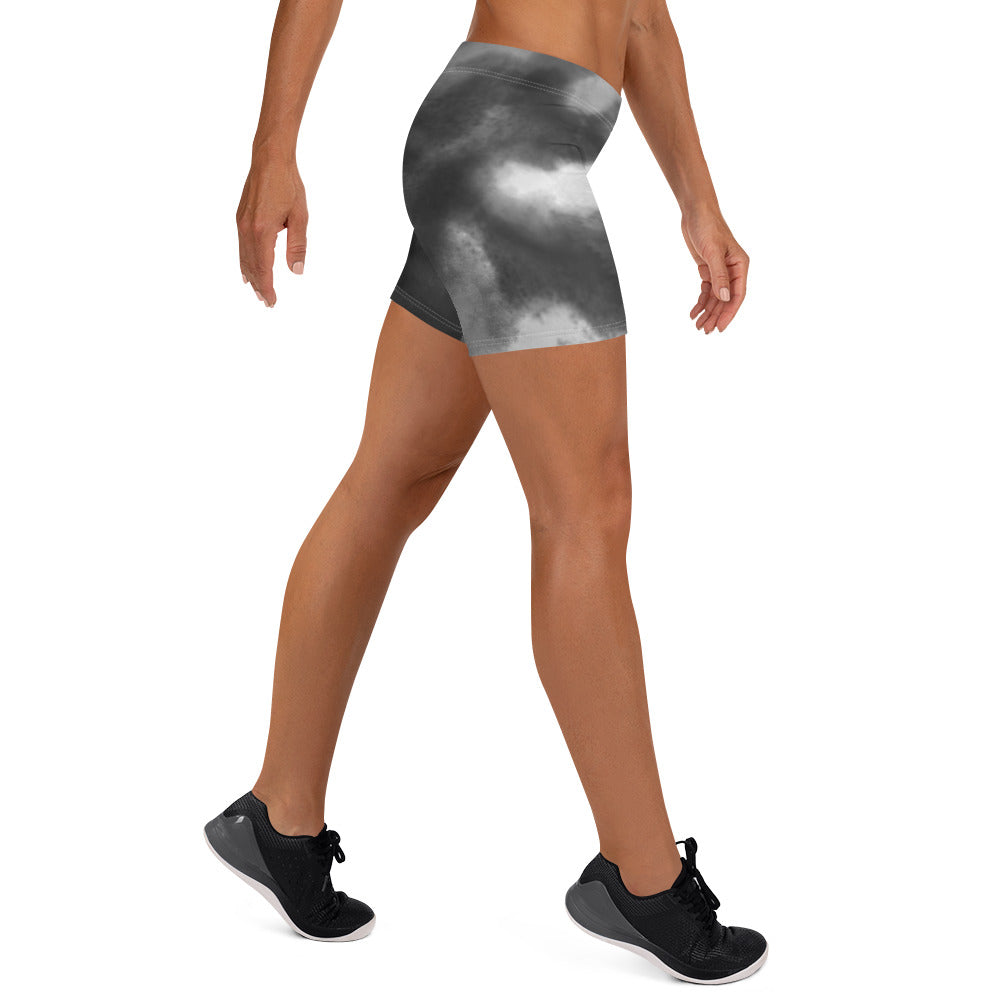 Legging Shorts Yoga & Fitness Black Gradient