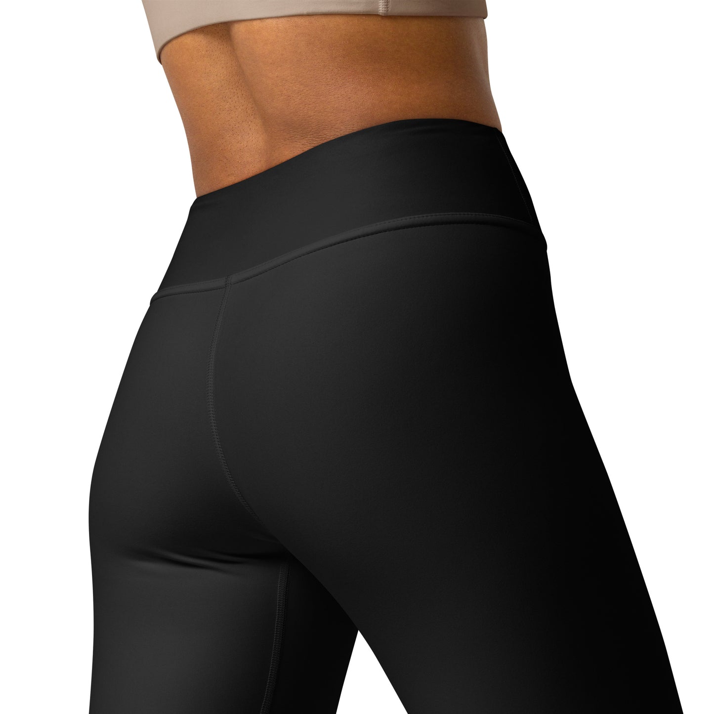 Women's Sports Leggings with Pockets, High Waist Side Lining